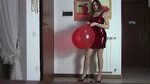 Inflating a large red balloon the same as my.. - Видео ВКонт